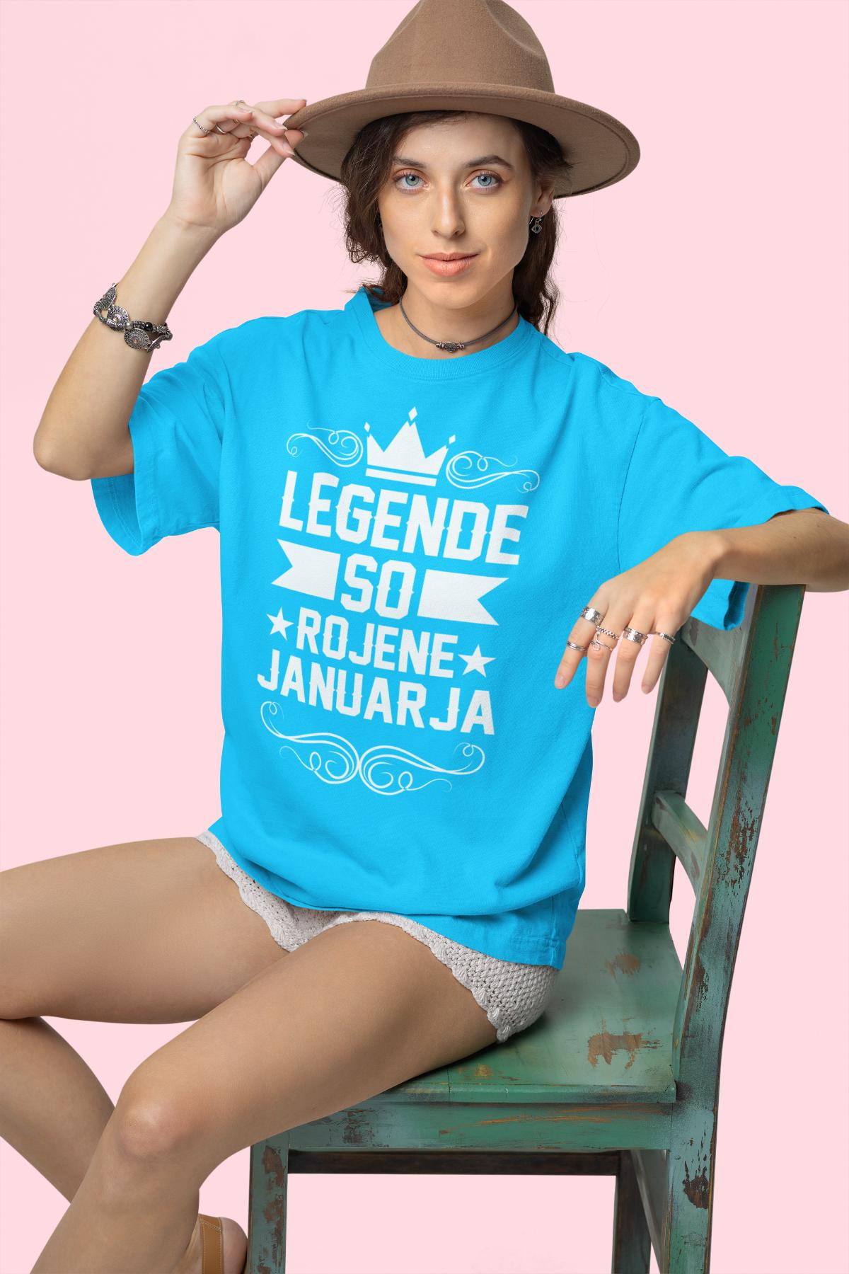 Ženska majica Legende So Rojene Januarja