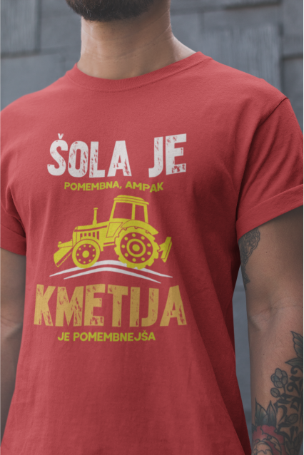 Majica Šola Je Pomembna, Ampak Kmetija Je Pomembnejša
