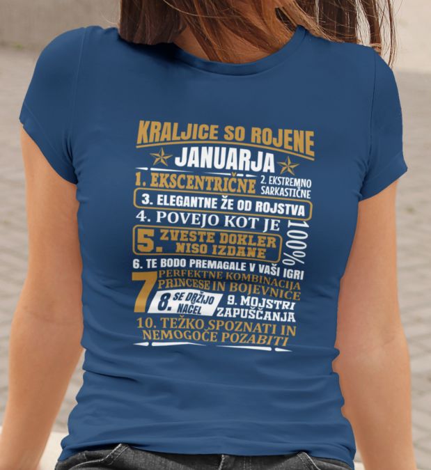 Outlet Majica Kraljice So Rojene - Januar