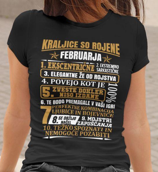 Outlet Majica Kraljice So Rojene Februarja