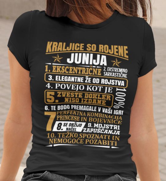 Majica Kraljice So Rojene Junija
