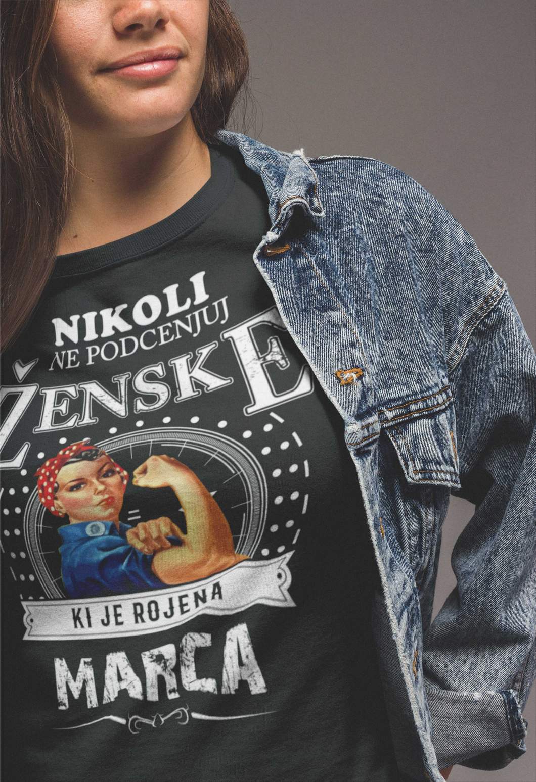 Outlet Majica Ne Podcenjuj Ženske - Marec