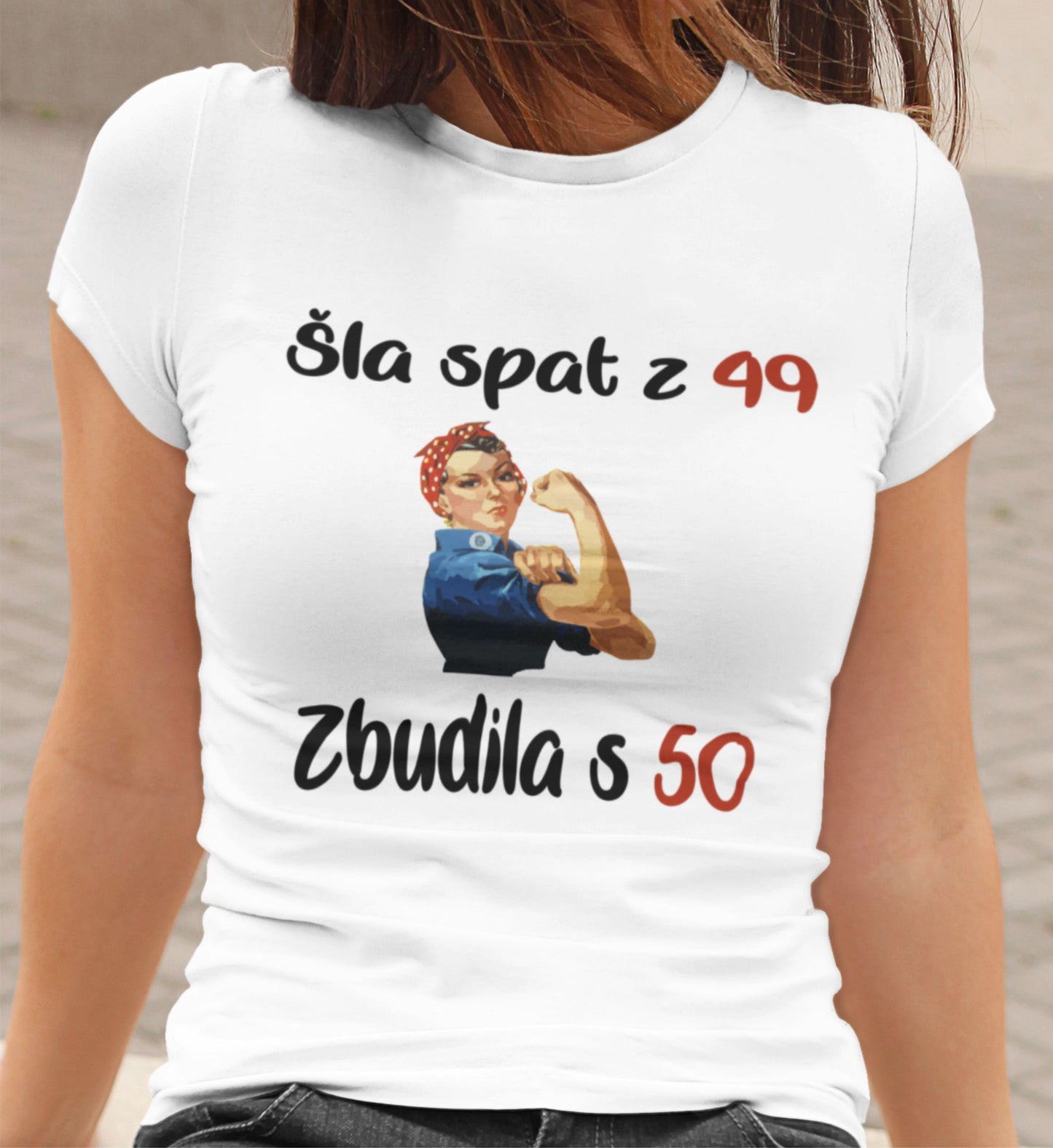 Majica - Šla spat z 49, zbudila s 50 - Rojstni dan