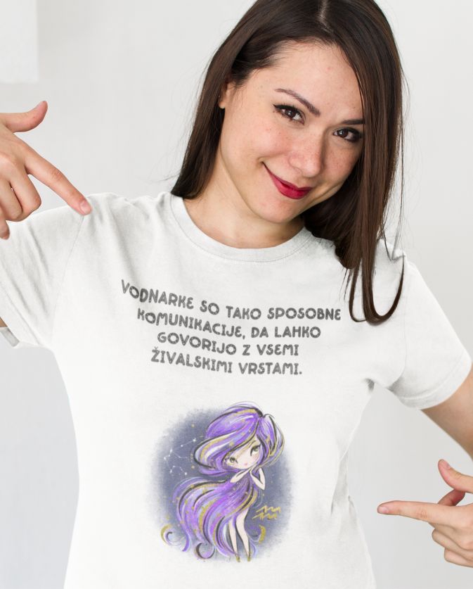 Majica Vodnarka So Tako Sposobne Komunikacije