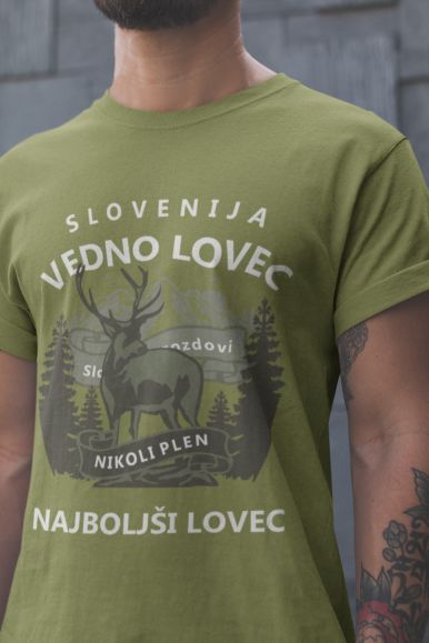 Majica Vedno Lovec Nikoli Plen
