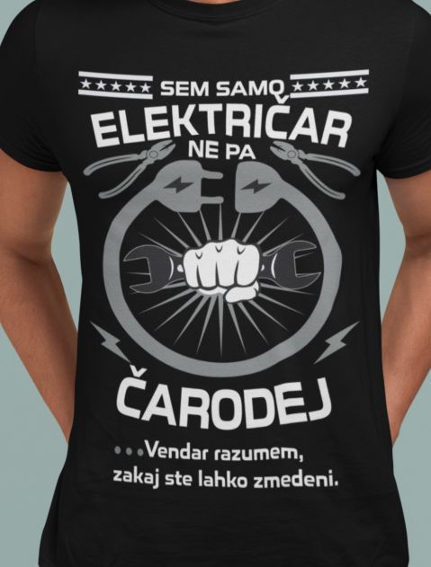 Majica Sem Samo Električar
