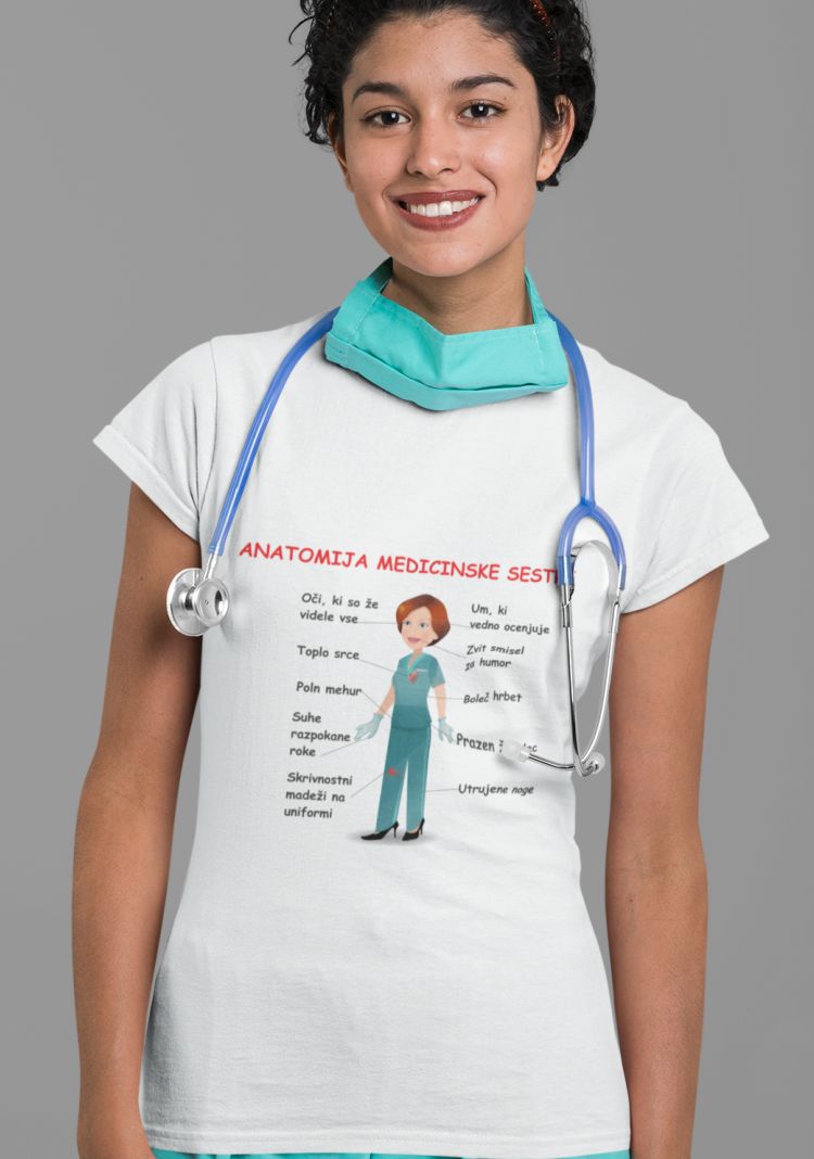Majica Anatomija Medicinske Sestre