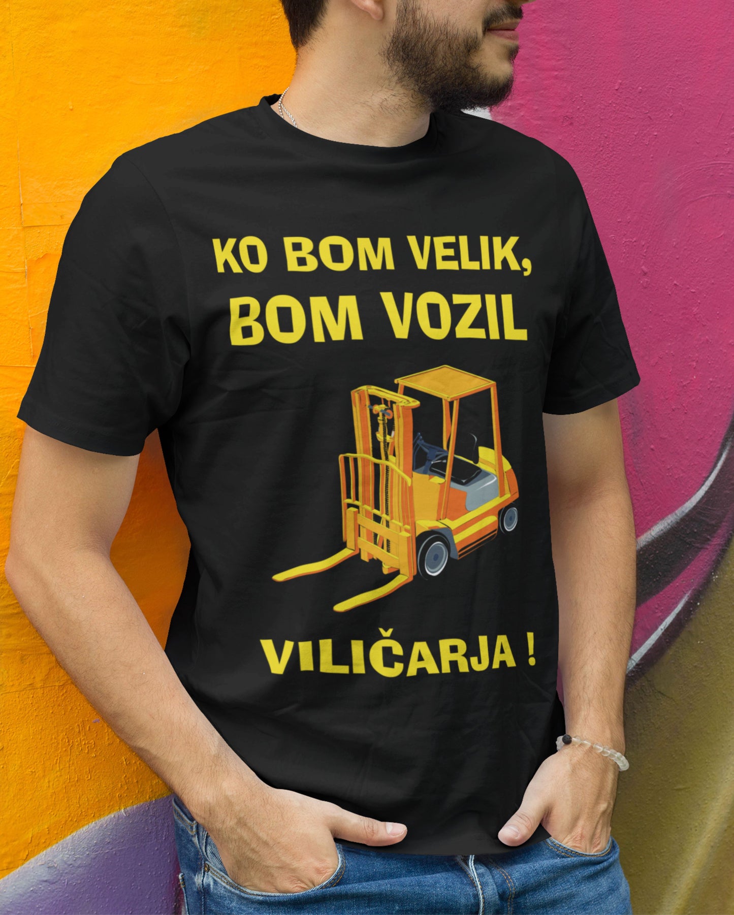 Majica - Ko bom velik bom vozil VILIČARJA