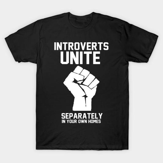 Outlet Majica Introverts Unite Separately In Your Own Homes