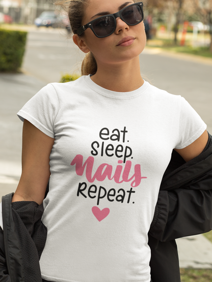 Eat Sleep Nails Repeat - nohtarca