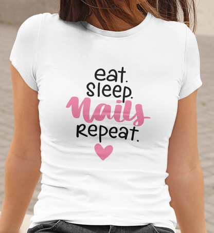 Eat Sleep Nails Repeat - nohtarca