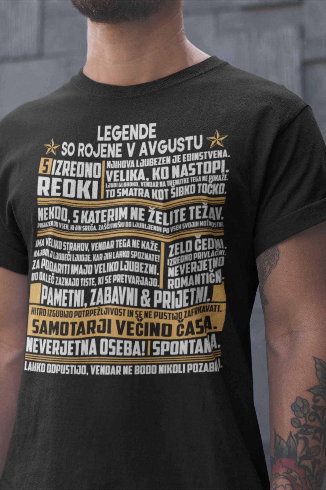 Outlet Majica Legende So Rojene - Avgust