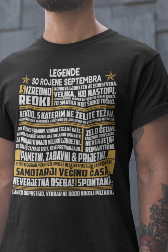 Outlet Majica Legende So Rojene - Septembra