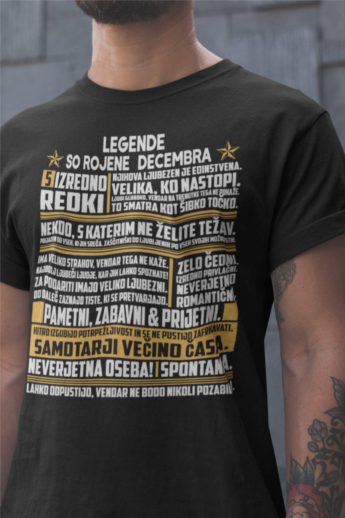Majica Legende So Rojene - Decembra