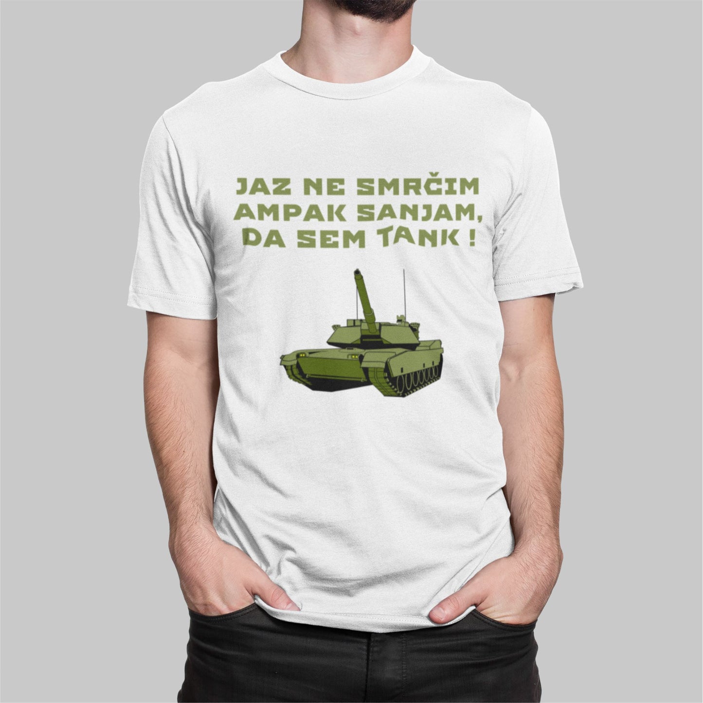 Majica - Jaz ne smrčim ampak sanjam, da sem tank