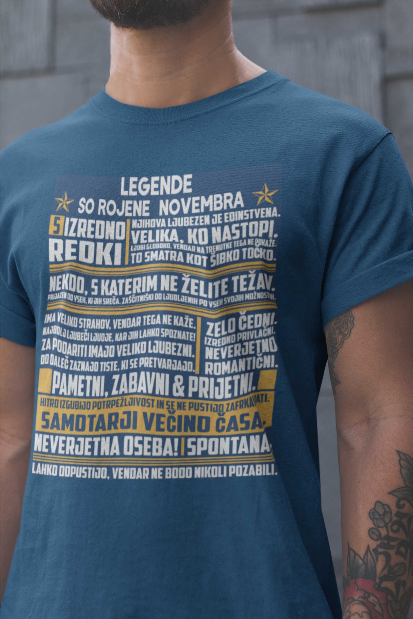 Majica Legende So Rojene - Novembra