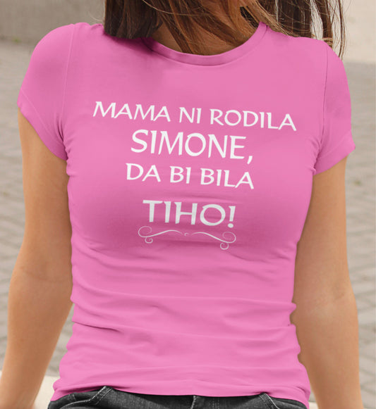 Mama Ni Rodila Simone, Da Bi Bila Tiho