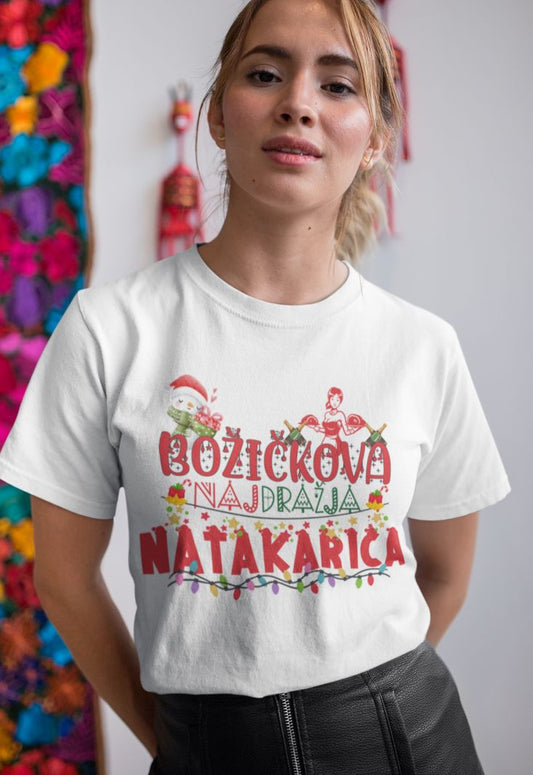 Majica Božičkova Najdražja Natakarica