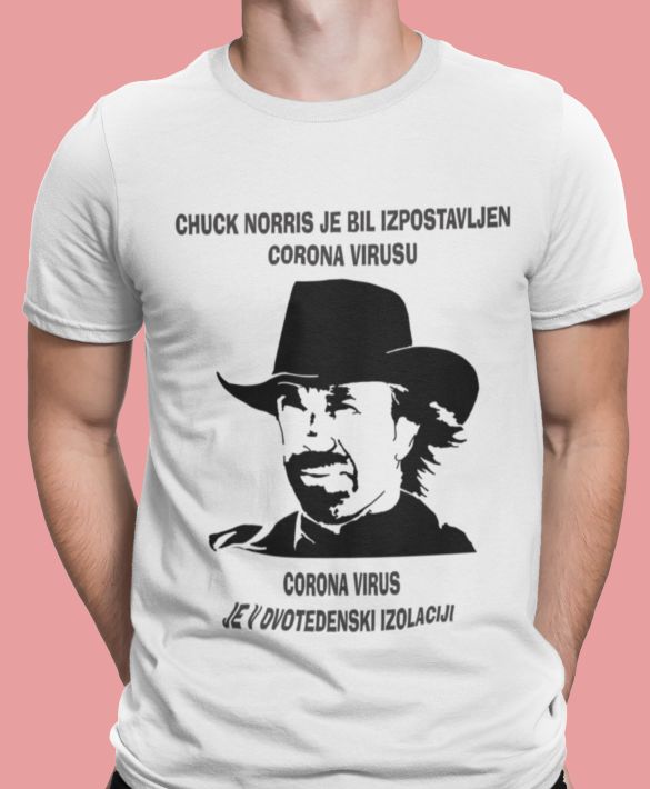 Majica Chuck Norris Corona Virus