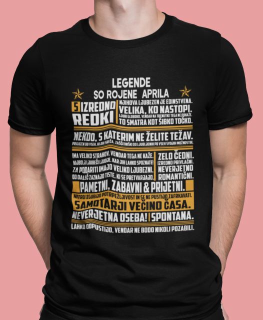 Majica Legende So Rojene - Aprila
