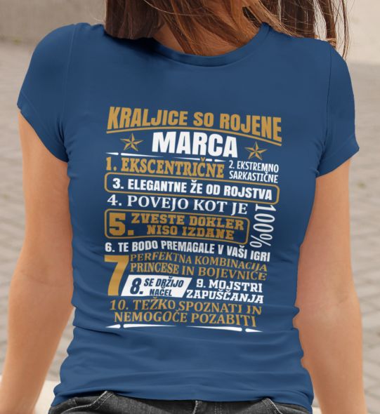 Majica Kraljice So Rojene - Marca