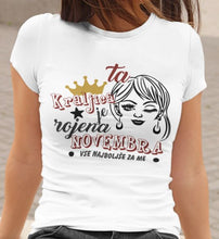 Majica ta Kraljica je Rojena Novembra