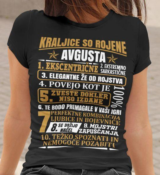 Outlet Majica Kraljice So Rojene Avgusta