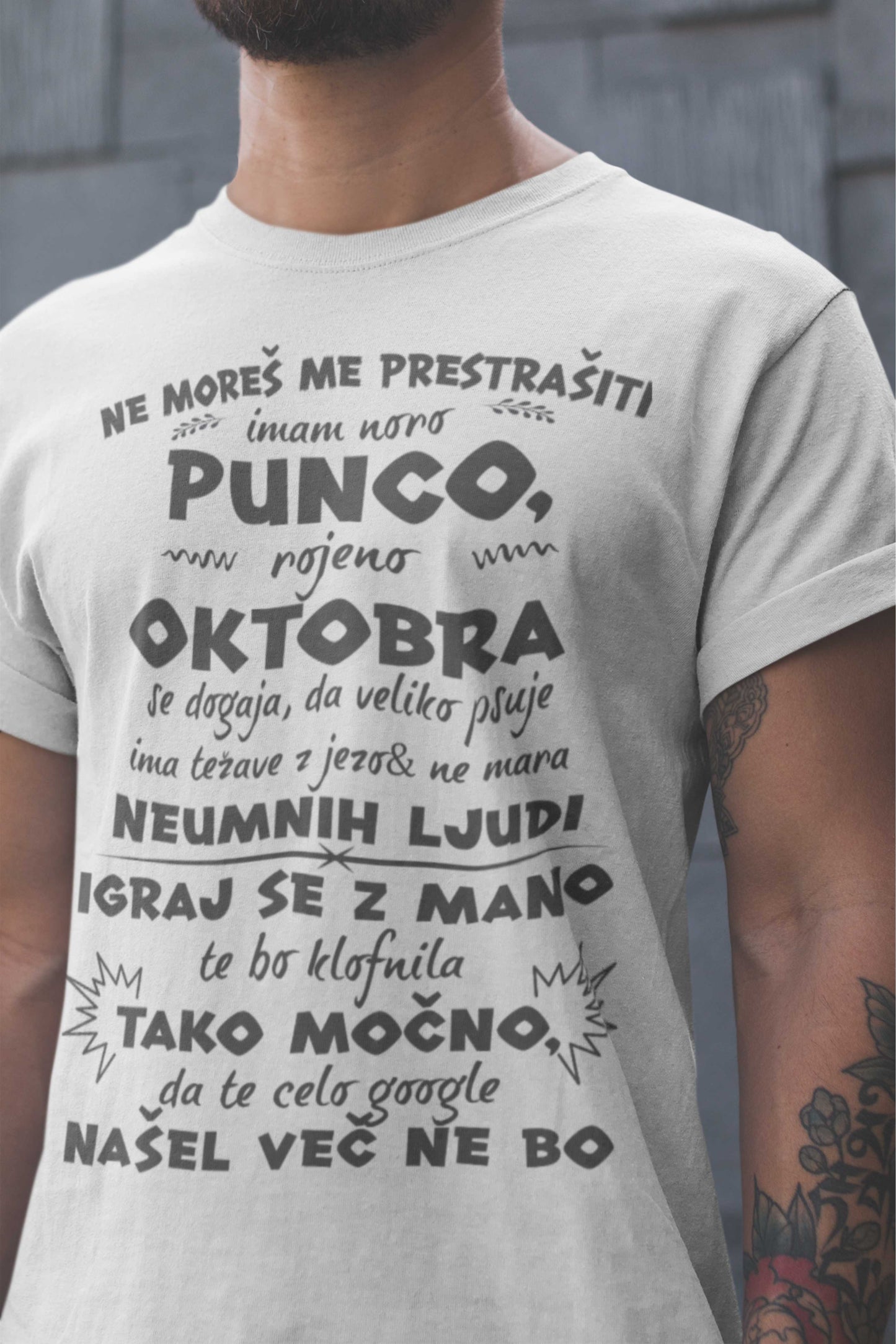 Majica Ne Moreš Me Prestrašiti - Oktober