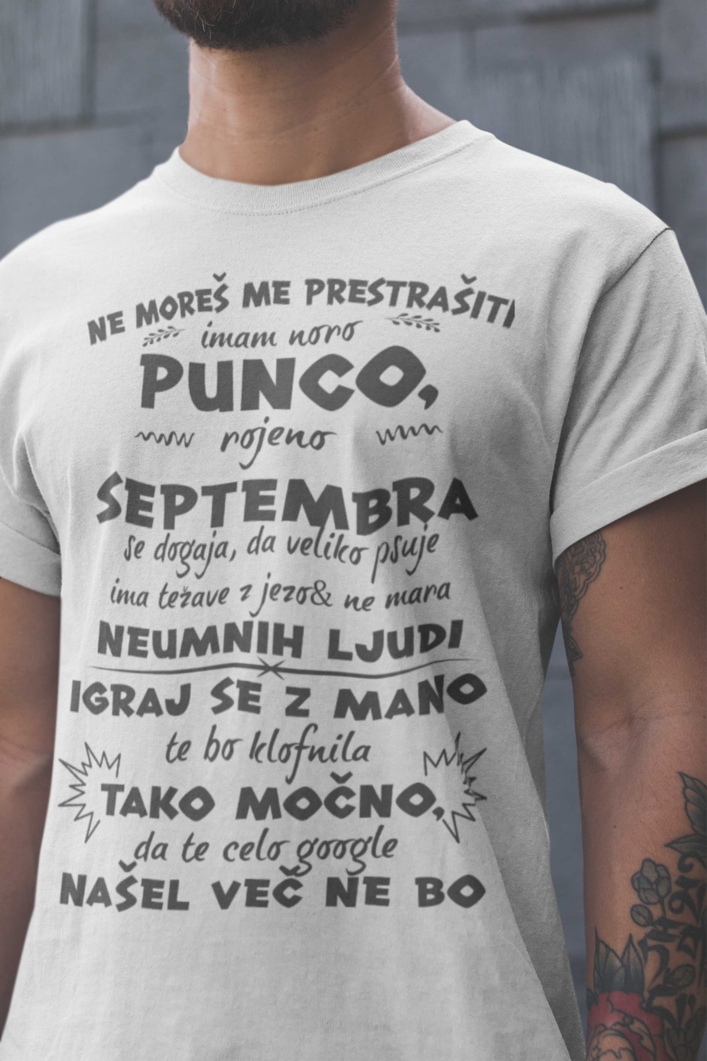 Majica Ne Moreš Me Prestrašiti - September