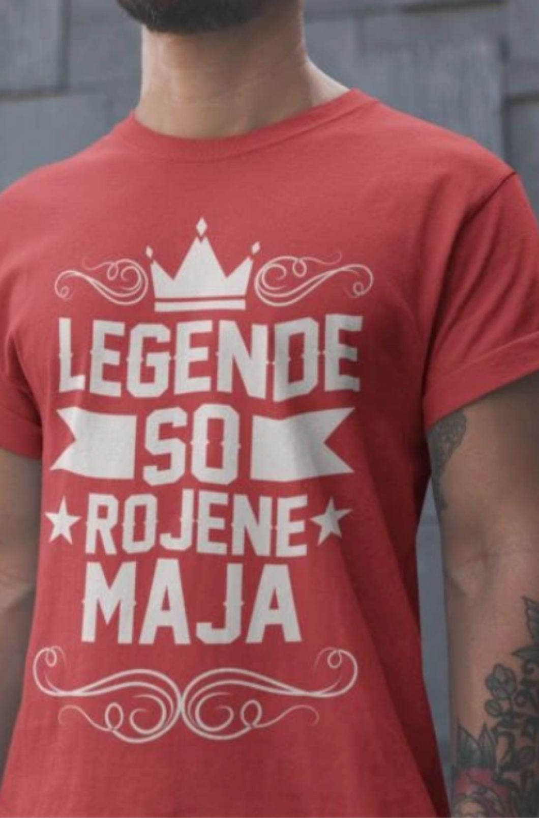 Outlet Majica - Majica Legende So Rojene - Maja
