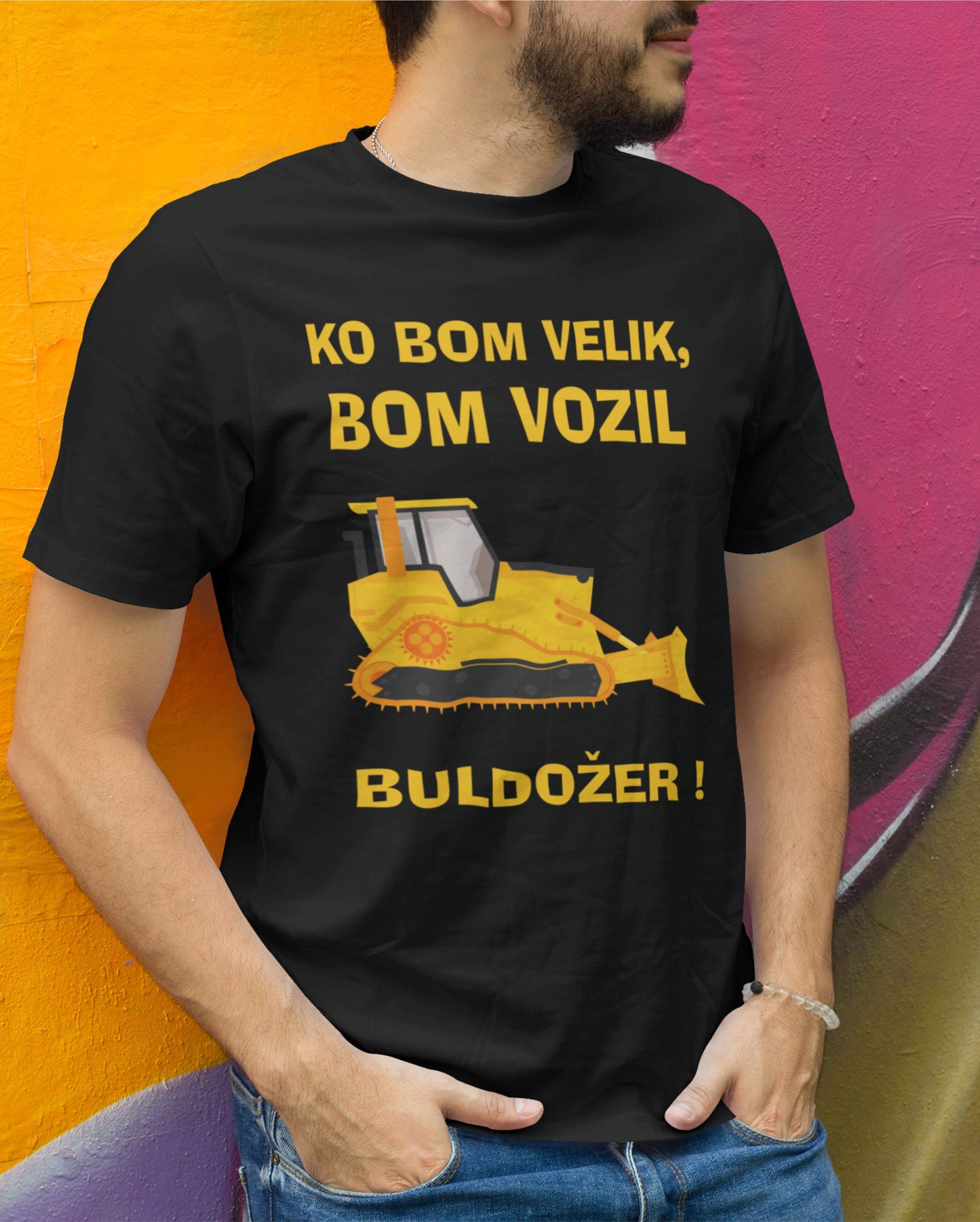 Majica Ko bom velik bom vozil BULDOŽER